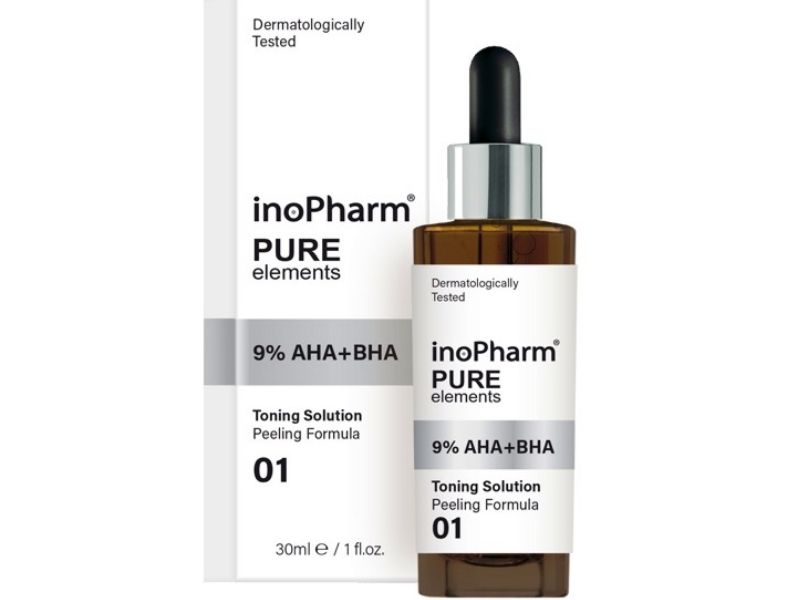 Sản phẩm Inopharm 9% AHA+BHA Peeling Formula