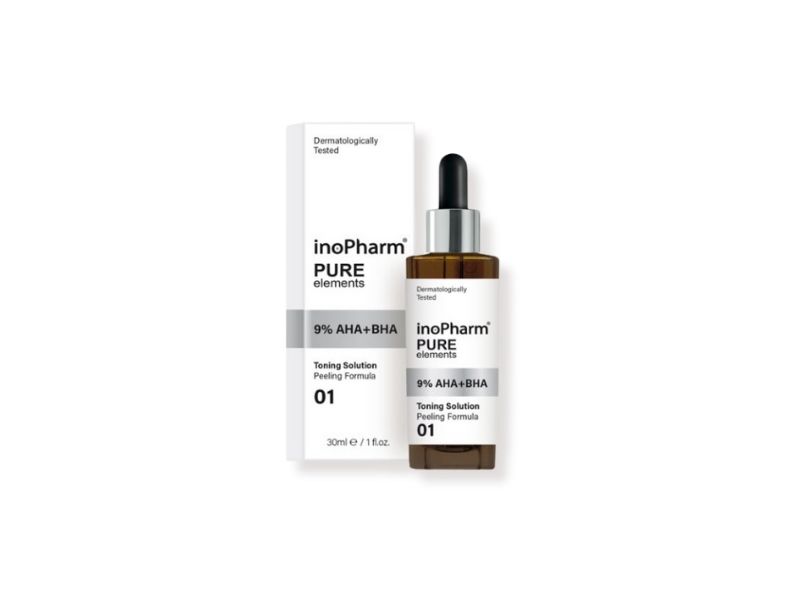 Peel giảm mụn và làm mờ thâm mụn Inopharm 9% AHA+BHA PEELING FORMULA